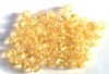 50 8mm Light Topaz Crackle Glass Beads